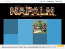 Tablet Screenshot of napalm.de
